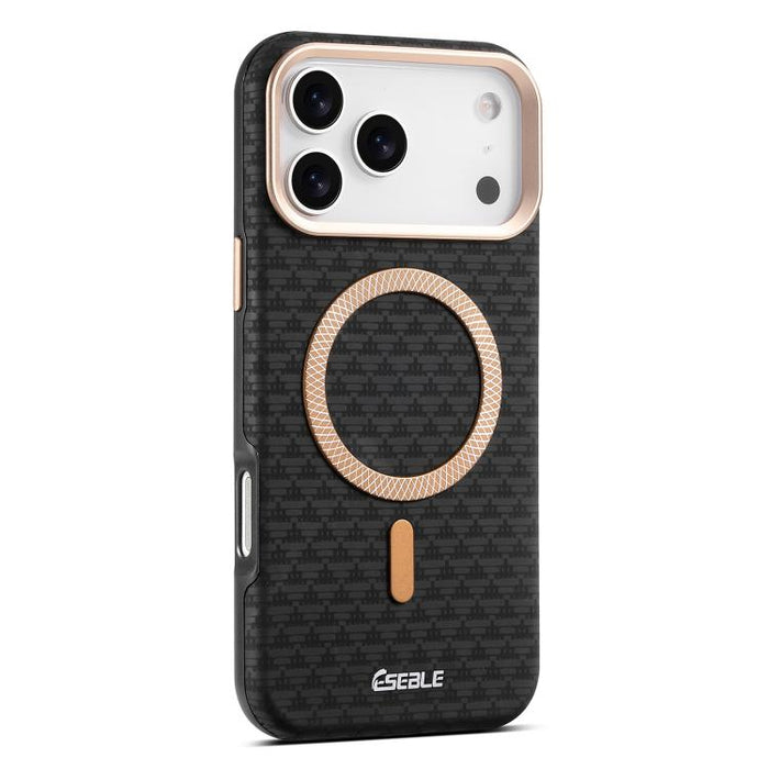 Funda magnética para teléfono ESEBLE L3 con lente metálica y escudo triangular, For iPhone 17 Pro Max, For iPhone 17 Pro