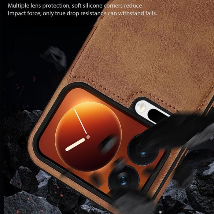 Funda para teléfono Business Classic con textura de cuero y resistente a los golpes, For Xiaomi 17 Pro Max, For Xiaomi 17 Pro