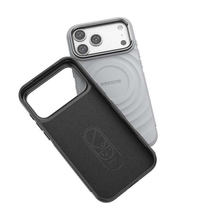Funda magnética de TPU con textura de onda BIBERCAS, For iPhone 17 Pro Max
