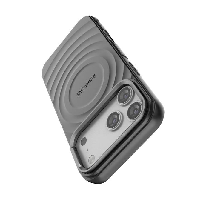 Funda magnética de TPU con textura de onda BIBERCAS, For iPhone 17 Pro Max