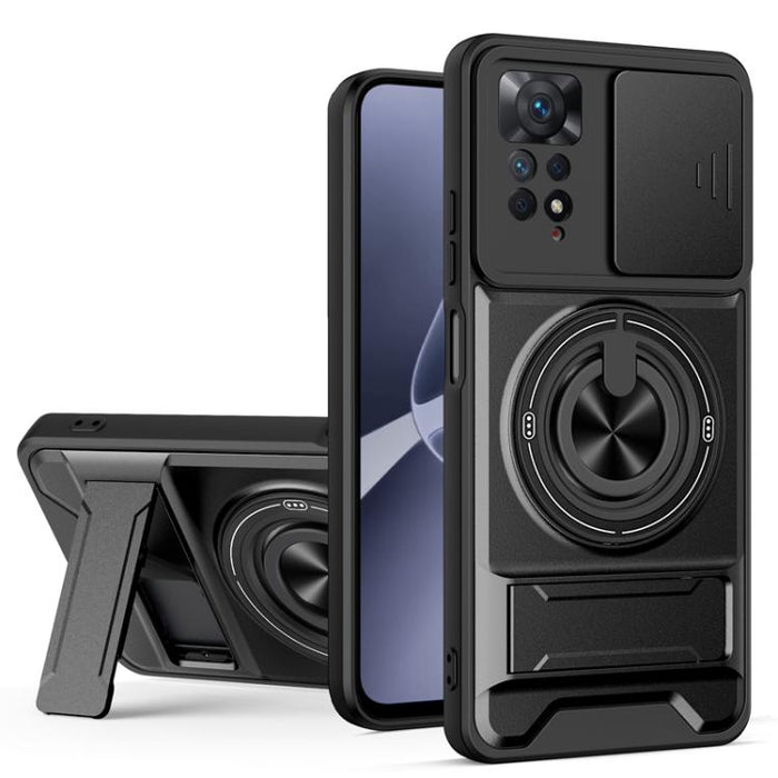 Funda para teléfono multifuncional magnética a prueba de golpes con ventana deslizante para lente, For Redmi 15a 5G, For Redmi Note 15 Pro 4G Global 163.2mm, For Redmi Note 15 Pro+ 5G Global 163.3mm, For Redmi Note 15 Pro 5G Global 163.6mm             ...