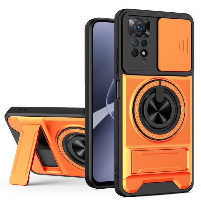 Funda para teléfono multifuncional magnética a prueba de golpes con ventana deslizante para lente, For Redmi 15a 5G, For Redmi Note 15 Pro 4G Global 163.2mm, For Redmi Note 15 Pro+ 5G Global 163.3mm, For Redmi Note 15 Pro 5G Global 163.6mm             ...