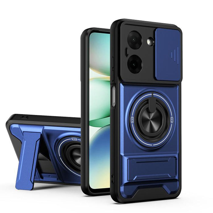 Funda para teléfono multifuncional magnética a prueba de golpes con ventana deslizante para lente, For Redmi 15a 5G, For Redmi Note 15 Pro 4G Global 163.2mm, For Redmi Note 15 Pro+ 5G Global 163.3mm, For Redmi Note 15 Pro 5G Global 163.6mm             ...