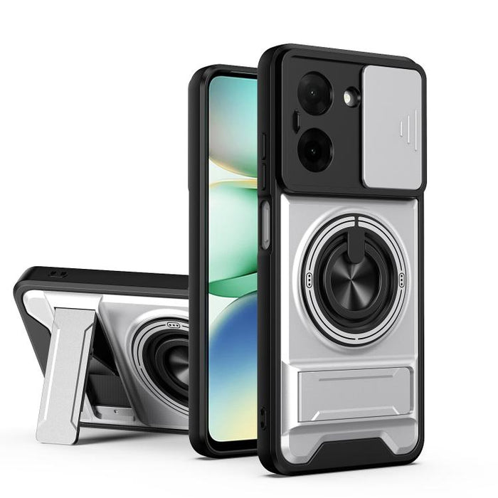 Funda para teléfono multifuncional magnética a prueba de golpes con ventana deslizante para lente, For Redmi 15a 5G, For Redmi Note 15 Pro 4G Global 163.2mm, For Redmi Note 15 Pro+ 5G Global 163.3mm, For Redmi Note 15 Pro 5G Global 163.6mm             ...