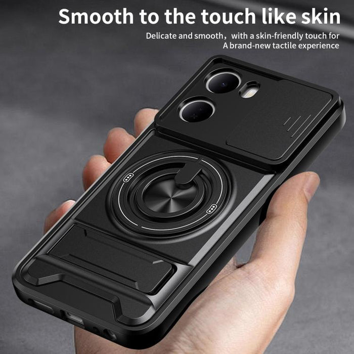 Funda para teléfono multifuncional magnética a prueba de golpes con ventana deslizante para lente, For Redmi 15a 5G, For Redmi Note 15 Pro 4G Global 163.2mm, For Redmi Note 15 Pro+ 5G Global 163.3mm, For Redmi Note 15 Pro 5G Global 163.6mm             ...