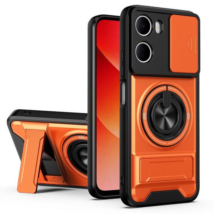 Funda para teléfono multifuncional magnética a prueba de golpes con ventana deslizante para lente, For Redmi 15a 5G, For Redmi Note 15 Pro 4G Global 163.2mm, For Redmi Note 15 Pro+ 5G Global 163.3mm, For Redmi Note 15 Pro 5G Global 163.6mm             ...