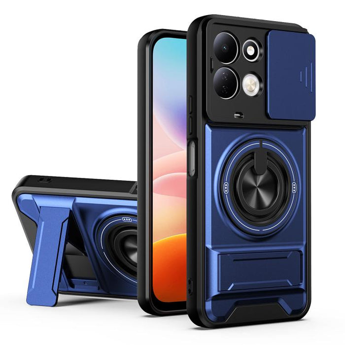 Funda para teléfono multifuncional magnética a prueba de golpes con ventana deslizante para lente, For Redmi 15a 5G, For Redmi Note 15 Pro 4G Global 163.2mm, For Redmi Note 15 Pro+ 5G Global 163.3mm, For Redmi Note 15 Pro 5G Global 163.6mm             ...
