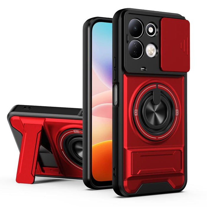 Funda para teléfono multifuncional magnética a prueba de golpes con ventana deslizante para lente, For Redmi 15a 5G, For Redmi Note 15 Pro 4G Global 163.2mm, For Redmi Note 15 Pro+ 5G Global 163.3mm, For Redmi Note 15 Pro 5G Global 163.6mm             ...