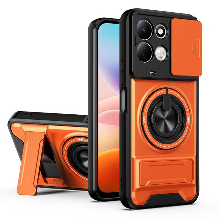 Funda para teléfono multifuncional magnética a prueba de golpes con ventana deslizante para lente, For Redmi 15a 5G, For Redmi Note 15 Pro 4G Global 163.2mm, For Redmi Note 15 Pro+ 5G Global 163.3mm, For Redmi Note 15 Pro 5G Global 163.6mm             ...