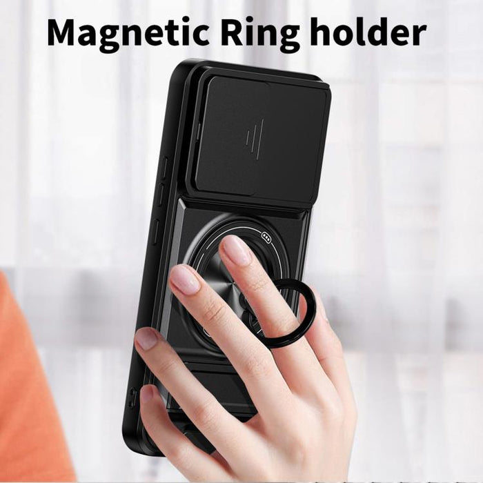 Funda para teléfono multifuncional magnética a prueba de golpes con ventana deslizante para lente, For Redmi 15a 5G, For Redmi Note 15 Pro 4G Global 163.2mm, For Redmi Note 15 Pro+ 5G Global 163.3mm, For Redmi Note 15 Pro 5G Global 163.6mm             ...
