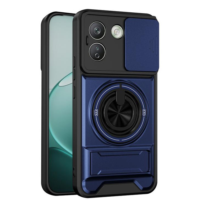Funda para teléfono multifuncional magnética a prueba de golpes con ventana deslizante para lente, For Redmi 15a 5G, For Redmi Note 15 Pro 4G Global 163.2mm, For Redmi Note 15 Pro+ 5G Global 163.3mm, For Redmi Note 15 Pro 5G Global 163.6mm             ...