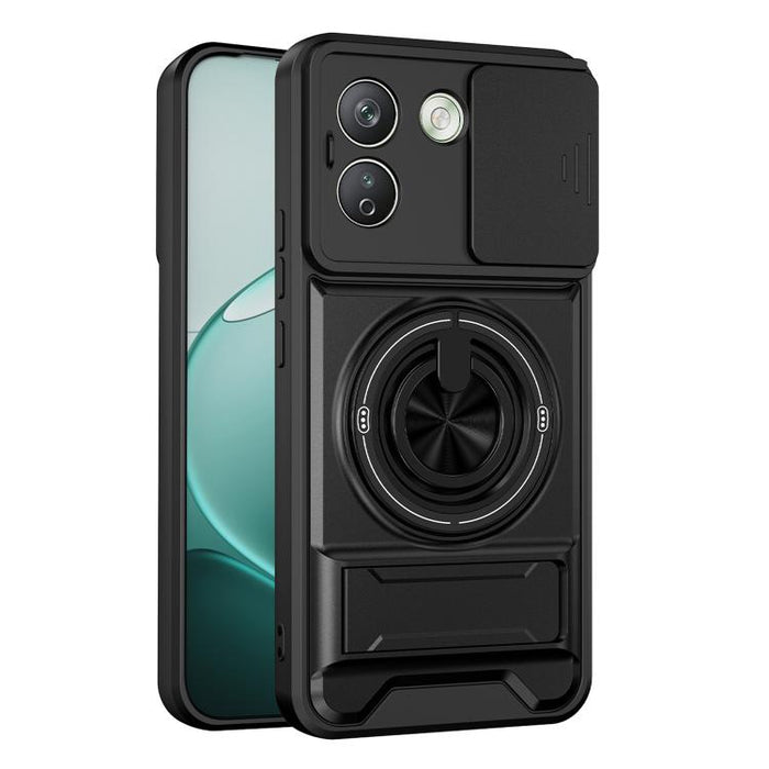 Funda para teléfono multifuncional magnética a prueba de golpes con ventana deslizante para lente, For Redmi 15a 5G, For Redmi Note 15 Pro 4G Global 163.2mm, For Redmi Note 15 Pro+ 5G Global 163.3mm, For Redmi Note 15 Pro 5G Global 163.6mm             ...