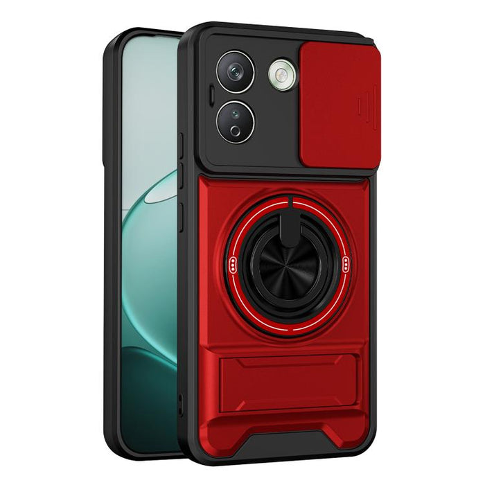 Funda para teléfono multifuncional magnética a prueba de golpes con ventana deslizante para lente, For Redmi 15a 5G, For Redmi Note 15 Pro 4G Global 163.2mm, For Redmi Note 15 Pro+ 5G Global 163.3mm, For Redmi Note 15 Pro 5G Global 163.6mm             ...