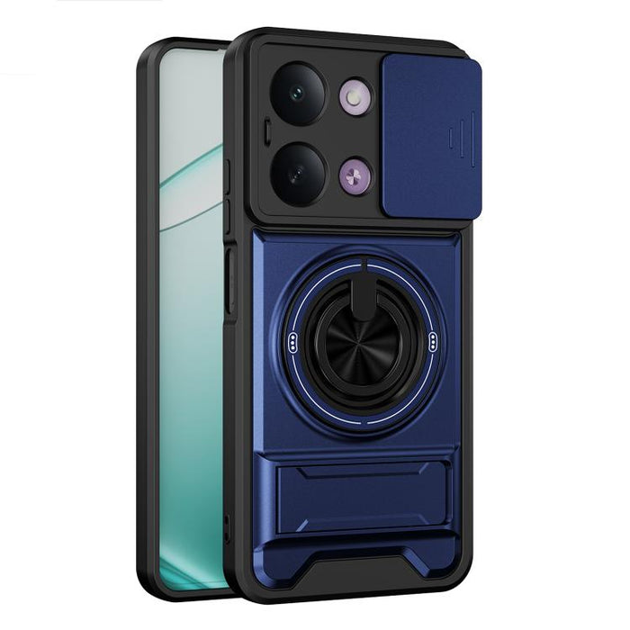 Funda para teléfono multifuncional magnética a prueba de golpes con ventana deslizante para lente, For Redmi 15a 5G, For Redmi Note 15 Pro 4G Global 163.2mm, For Redmi Note 15 Pro+ 5G Global 163.3mm, For Redmi Note 15 Pro 5G Global 163.6mm             ...