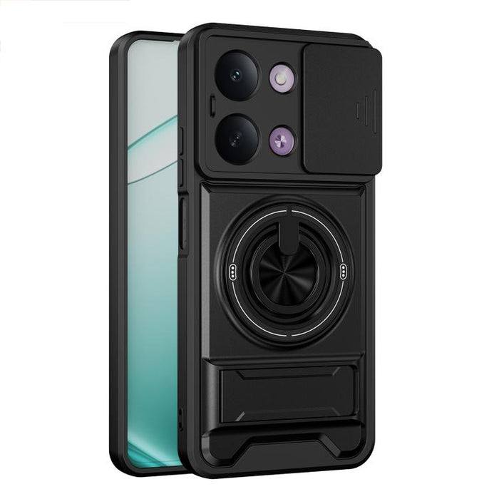 Funda para teléfono multifuncional magnética a prueba de golpes con ventana deslizante para lente, For Redmi 15a 5G, For Redmi Note 15 Pro 4G Global 163.2mm, For Redmi Note 15 Pro+ 5G Global 163.3mm, For Redmi Note 15 Pro 5G Global 163.6mm             ...
