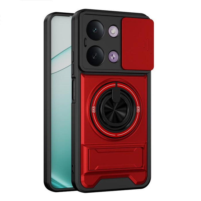 Funda para teléfono multifuncional magnética a prueba de golpes con ventana deslizante para lente, For Redmi 15a 5G, For Redmi Note 15 Pro 4G Global 163.2mm, For Redmi Note 15 Pro+ 5G Global 163.3mm, For Redmi Note 15 Pro 5G Global 163.6mm             ...
