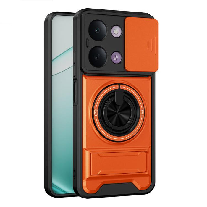 Funda para teléfono multifuncional magnética a prueba de golpes con ventana deslizante para lente, For Redmi 15a 5G, For Redmi Note 15 Pro 4G Global 163.2mm, For Redmi Note 15 Pro+ 5G Global 163.3mm, For Redmi Note 15 Pro 5G Global 163.6mm             ...