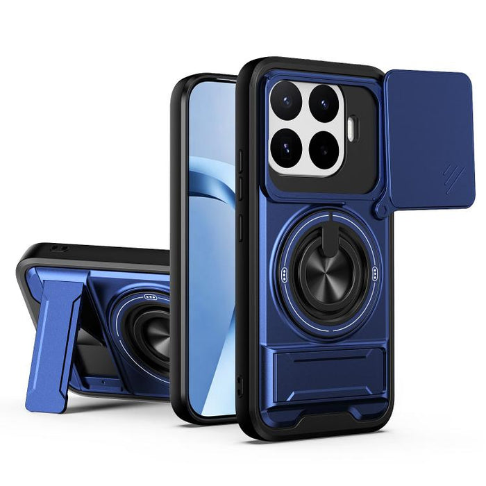Funda para teléfono multifuncional magnética a prueba de golpes con ventana deslizante para lente, For Xiaomi 17T Pro 5G, For Xiaomi 17T 5G, For Xiaomi Poco X8 Pro Max 5G, For Xiaomi Poco X8 Pro 5G, For Xiaomi Poco M7 4G 169mm, For Xiaomi 15T Pro 5G   ...