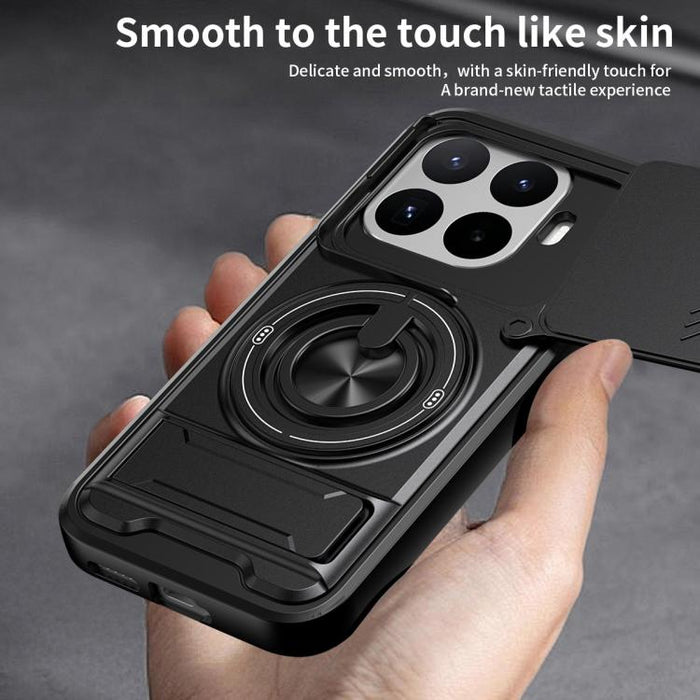 Funda para teléfono multifuncional magnética a prueba de golpes con ventana deslizante para lente, For Xiaomi 17T Pro 5G, For Xiaomi 17T 5G, For Xiaomi Poco X8 Pro Max 5G, For Xiaomi Poco X8 Pro 5G, For Xiaomi Poco M7 4G 169mm, For Xiaomi 15T Pro 5G   ...