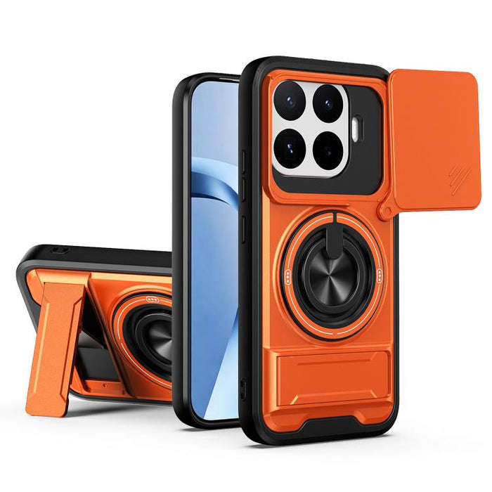 Funda para teléfono multifuncional magnética a prueba de golpes con ventana deslizante para lente, For Xiaomi 17T Pro 5G, For Xiaomi 17T 5G, For Xiaomi Poco X8 Pro Max 5G, For Xiaomi Poco X8 Pro 5G, For Xiaomi Poco M7 4G 169mm, For Xiaomi 15T Pro 5G   ...