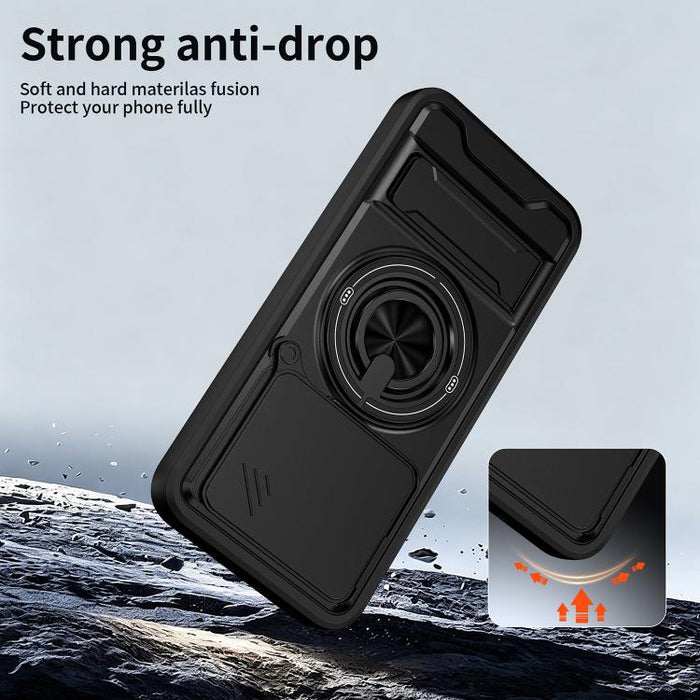Funda para teléfono multifuncional magnética a prueba de golpes con ventana deslizante para lente, For Xiaomi 17T Pro 5G, For Xiaomi 17T 5G, For Xiaomi Poco X8 Pro Max 5G, For Xiaomi Poco X8 Pro 5G, For Xiaomi Poco M7 4G 169mm, For Xiaomi 15T Pro 5G   ...