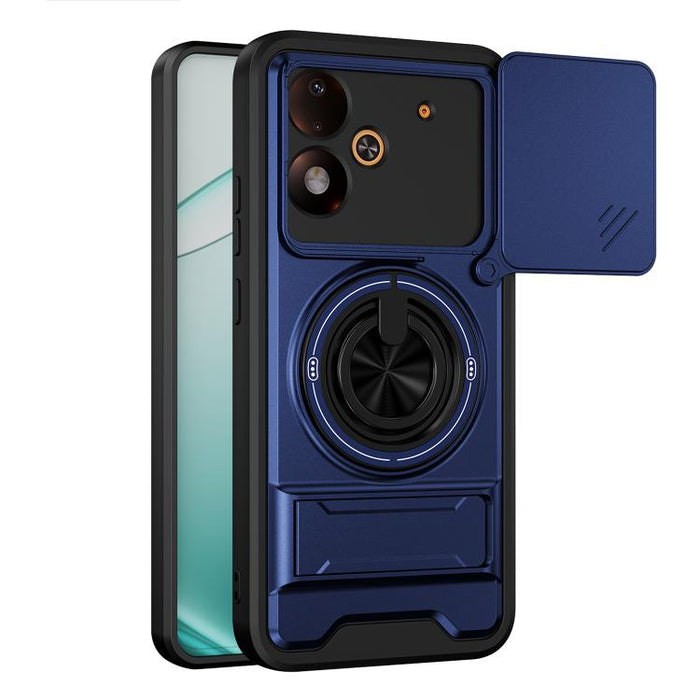 Funda para teléfono multifuncional magnética a prueba de golpes con ventana deslizante para lente, For Xiaomi 17T Pro 5G, For Xiaomi 17T 5G, For Xiaomi Poco X8 Pro Max 5G, For Xiaomi Poco X8 Pro 5G, For Xiaomi Poco M7 4G 169mm, For Xiaomi 15T Pro 5G   ...