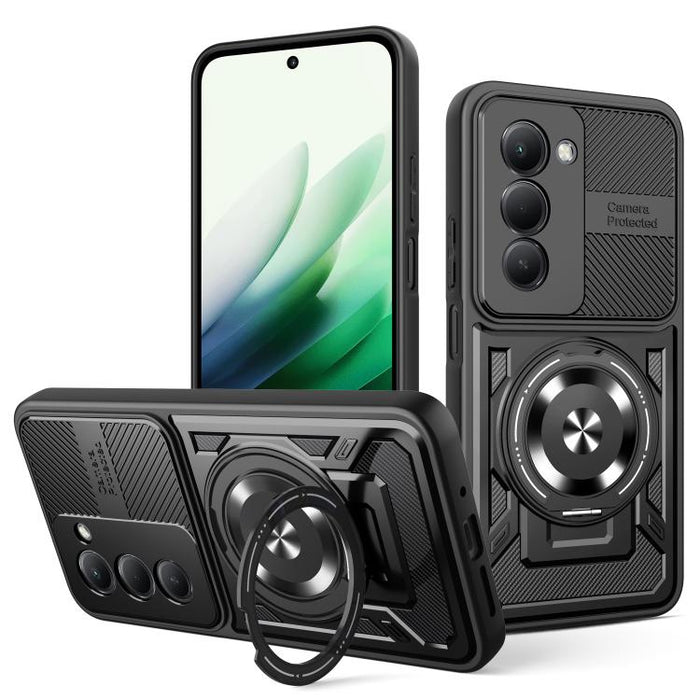 Funda para teléfono MagSafe con soporte giratorio Armor, For Redmi K90 Pro Max / Poco F8 Ultra, For Redmi K90 / Poco F8 Pro, For Redmi 15 5G Global / 4G SEA 169mm, For Redmi 15 5G / 4G EU 171mm, For Redmi 15C 5G / 4G Global 171mm