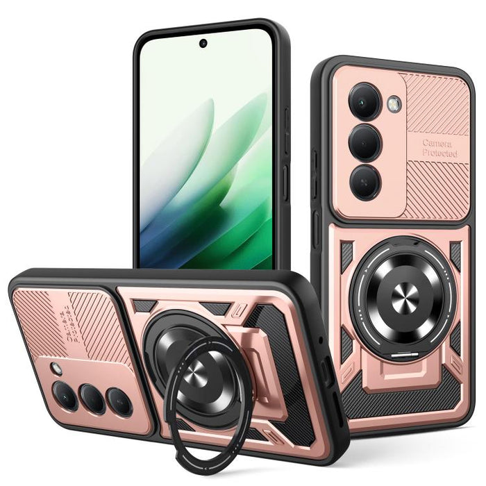 Funda para teléfono MagSafe con soporte giratorio Armor, For Redmi K90 Pro Max / Poco F8 Ultra, For Redmi K90 / Poco F8 Pro, For Redmi 15 5G Global / 4G SEA 169mm, For Redmi 15 5G / 4G EU 171mm, For Redmi 15C 5G / 4G Global 171mm