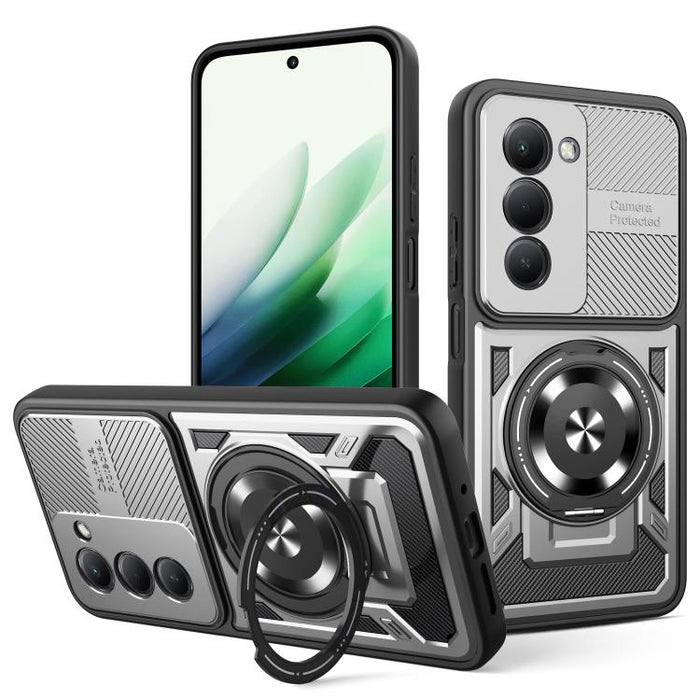 Funda para teléfono MagSafe con soporte giratorio Armor, For Redmi K90 Pro Max / Poco F8 Ultra, For Redmi K90 / Poco F8 Pro, For Redmi 15 5G Global / 4G SEA 169mm, For Redmi 15 5G / 4G EU 171mm, For Redmi 15C 5G / 4G Global 171mm