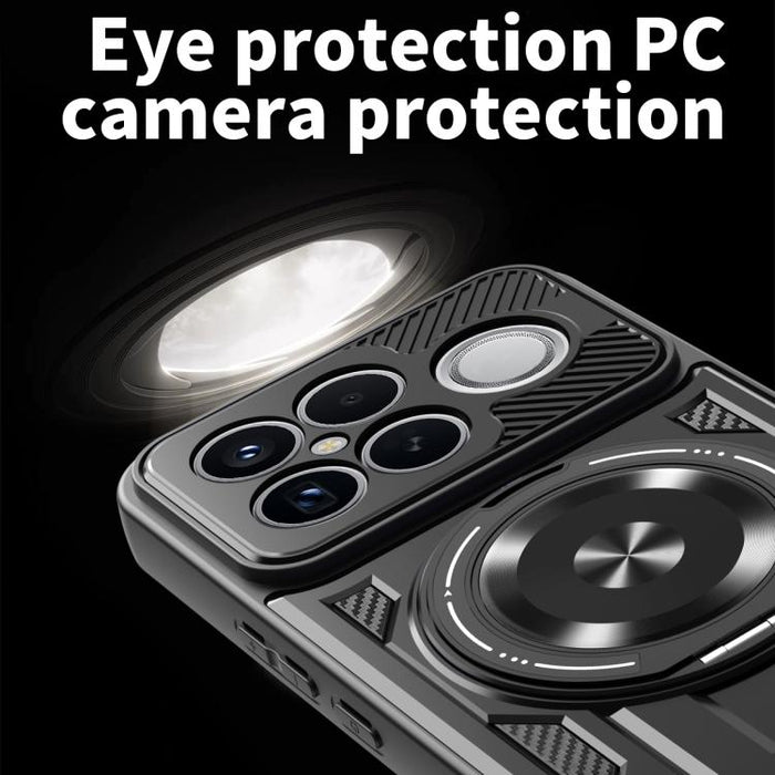 Funda para teléfono MagSafe con soporte giratorio Armor, For Redmi K90 Pro Max / Poco F8 Ultra, For Redmi K90 / Poco F8 Pro, For Redmi 15 5G Global / 4G SEA 169mm, For Redmi 15 5G / 4G EU 171mm, For Redmi 15C 5G / 4G Global 171mm