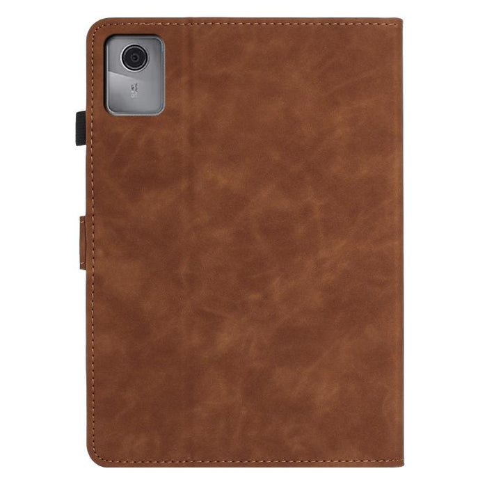 Funda inteligente para tablet de piel con relieve de mariposa y flores, For Xiaomi Redmi Pad 2 2025