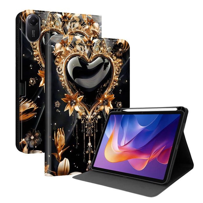 Funda para tablet inteligente de piel vegana con diseño de voltaje pintado y ranura para lápiz., For Xiaomi Redmi Pad 2, For Xiaomi Pad 7 / Pad 7 Pro, For Xiaomi Poco Pad 5G / Redmi Pad Pro 12.1, For Xiaomi Redmi Pad SE, For Xiaomi Pad 6               ...