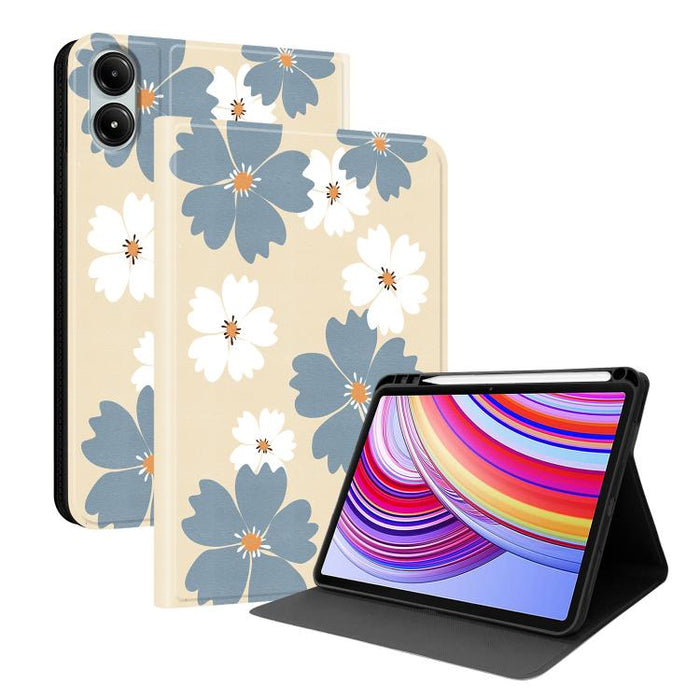 Funda para tablet inteligente de piel vegana con diseño de voltaje pintado y ranura para lápiz., For Xiaomi Redmi Pad 2, For Xiaomi Pad 7 / Pad 7 Pro, For Xiaomi Poco Pad 5G / Redmi Pad Pro 12.1, For Xiaomi Redmi Pad SE, For Xiaomi Pad 6               ...