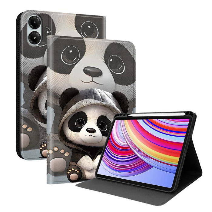 Funda para tablet inteligente de piel vegana con diseño de voltaje pintado y ranura para lápiz., For Xiaomi Redmi Pad 2, For Xiaomi Pad 7 / Pad 7 Pro, For Xiaomi Poco Pad 5G / Redmi Pad Pro 12.1, For Xiaomi Redmi Pad SE, For Xiaomi Pad 6               ...