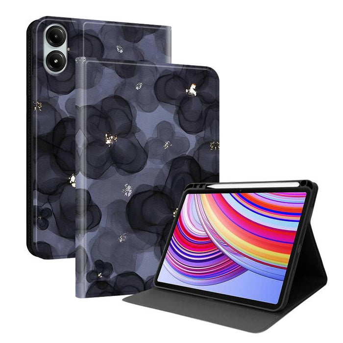 Funda para tablet inteligente de piel vegana con diseño de voltaje pintado y ranura para lápiz., For Xiaomi Redmi Pad 2, For Xiaomi Pad 7 / Pad 7 Pro, For Xiaomi Poco Pad 5G / Redmi Pad Pro 12.1, For Xiaomi Redmi Pad SE, For Xiaomi Pad 6               ...