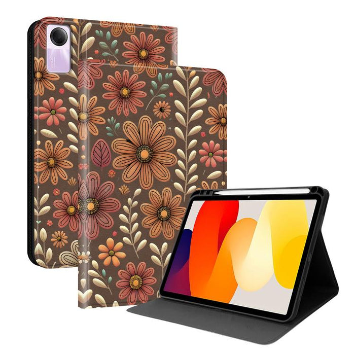 Funda para tablet inteligente de piel vegana con diseño de voltaje pintado y ranura para lápiz., For Xiaomi Redmi Pad 2, For Xiaomi Pad 7 / Pad 7 Pro, For Xiaomi Poco Pad 5G / Redmi Pad Pro 12.1, For Xiaomi Redmi Pad SE, For Xiaomi Pad 6               ...
