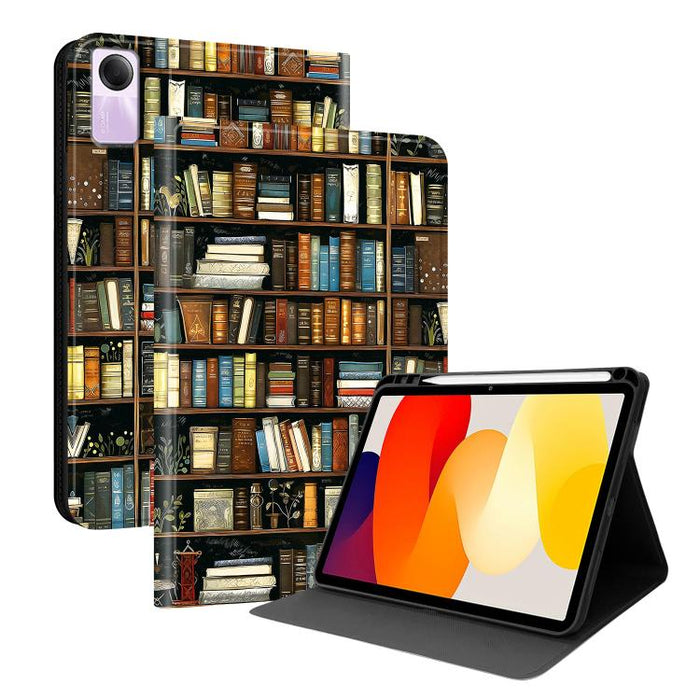 Funda para tablet inteligente de piel vegana con diseño de voltaje pintado y ranura para lápiz., For Xiaomi Redmi Pad 2, For Xiaomi Pad 7 / Pad 7 Pro, For Xiaomi Poco Pad 5G / Redmi Pad Pro 12.1, For Xiaomi Redmi Pad SE, For Xiaomi Pad 6               ...