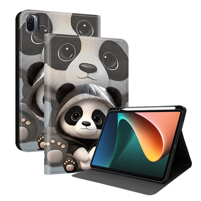 Funda para tablet inteligente de piel vegana con diseño de voltaje pintado y ranura para lápiz., For Xiaomi Redmi Pad 2, For Xiaomi Pad 7 / Pad 7 Pro, For Xiaomi Poco Pad 5G / Redmi Pad Pro 12.1, For Xiaomi Redmi Pad SE, For Xiaomi Pad 6               ...