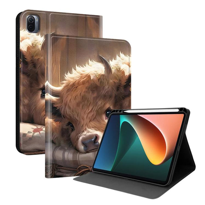 Funda para tablet inteligente de piel vegana con diseño de voltaje pintado y ranura para lápiz., For Xiaomi Redmi Pad 2, For Xiaomi Pad 7 / Pad 7 Pro, For Xiaomi Poco Pad 5G / Redmi Pad Pro 12.1, For Xiaomi Redmi Pad SE, For Xiaomi Pad 6               ...