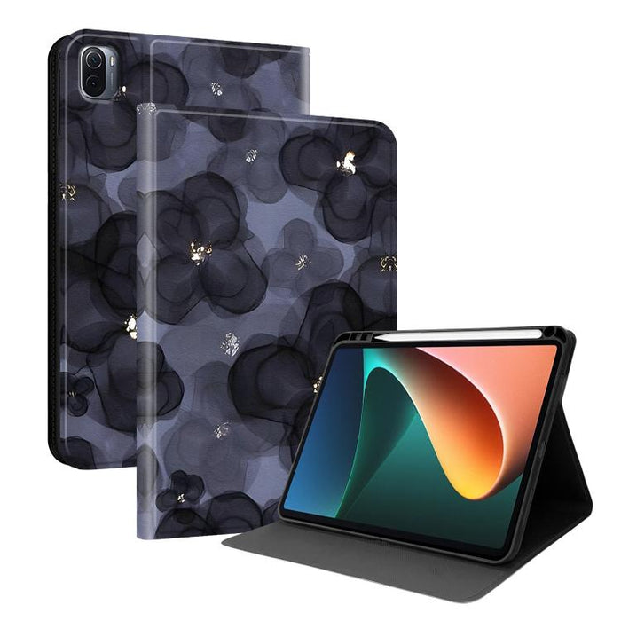 Funda para tablet inteligente de piel vegana con diseño de voltaje pintado y ranura para lápiz., For Xiaomi Redmi Pad 2, For Xiaomi Pad 7 / Pad 7 Pro, For Xiaomi Poco Pad 5G / Redmi Pad Pro 12.1, For Xiaomi Redmi Pad SE, For Xiaomi Pad 6               ...