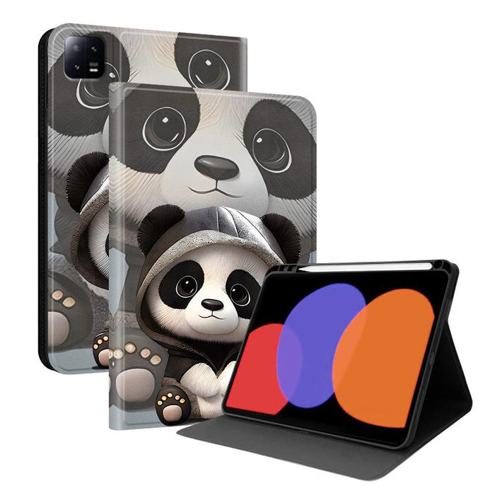 Funda para tablet inteligente de piel vegana con diseño de voltaje pintado y ranura para lápiz., For Xiaomi Redmi Pad 2, For Xiaomi Pad 7 / Pad 7 Pro, For Xiaomi Poco Pad 5G / Redmi Pad Pro 12.1, For Xiaomi Redmi Pad SE, For Xiaomi Pad 6               ...