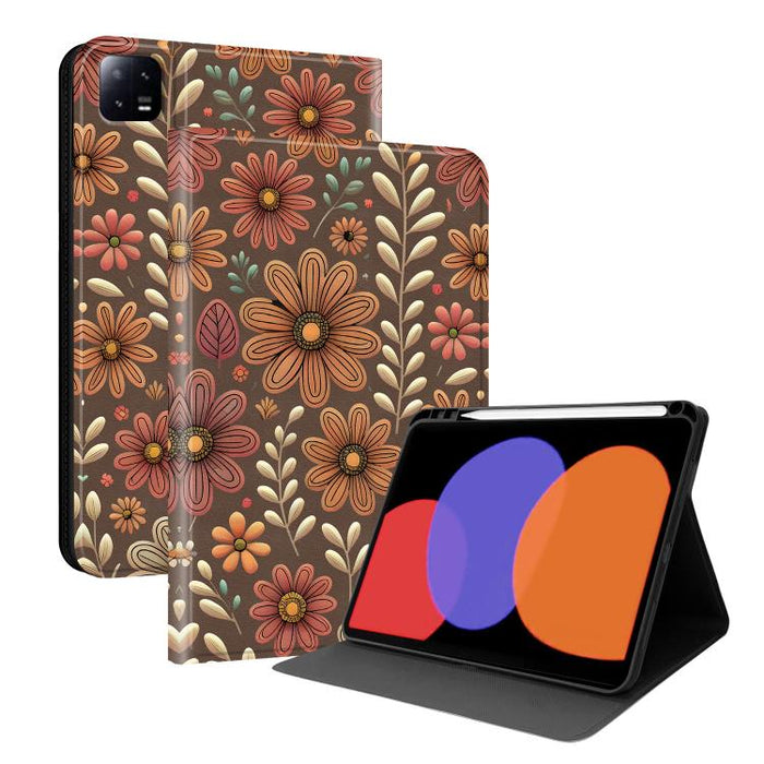 Funda para tablet inteligente de piel vegana con diseño de voltaje pintado y ranura para lápiz., For Xiaomi Redmi Pad 2, For Xiaomi Pad 7 / Pad 7 Pro, For Xiaomi Poco Pad 5G / Redmi Pad Pro 12.1, For Xiaomi Redmi Pad SE, For Xiaomi Pad 6               ...