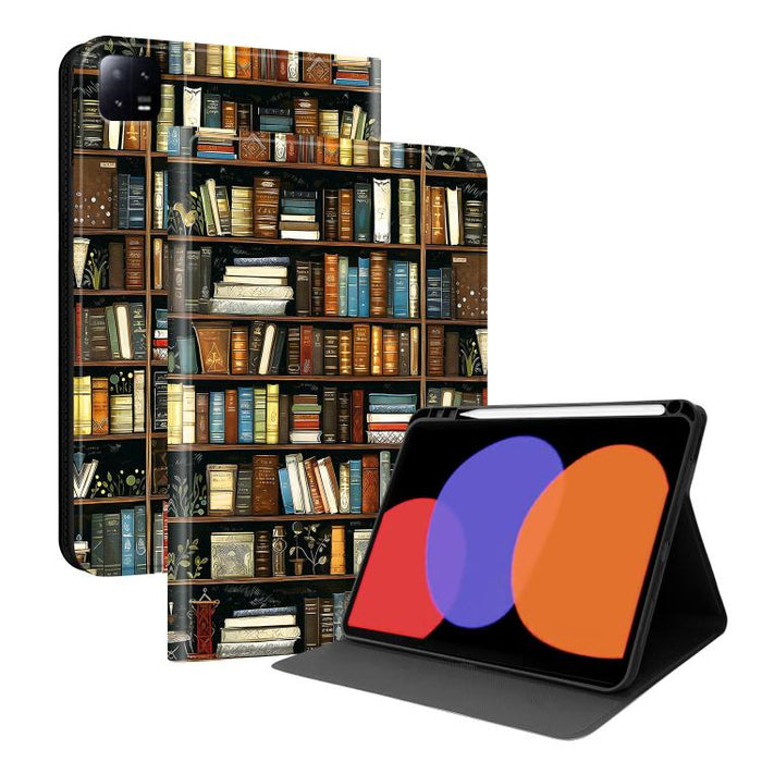 Funda para tablet inteligente de piel vegana con diseño de voltaje pintado y ranura para lápiz., For Xiaomi Redmi Pad 2, For Xiaomi Pad 7 / Pad 7 Pro, For Xiaomi Poco Pad 5G / Redmi Pad Pro 12.1, For Xiaomi Redmi Pad SE, For Xiaomi Pad 6               ...