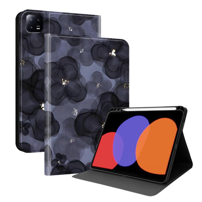 Funda para tablet inteligente de piel vegana con diseño de voltaje pintado y ranura para lápiz., For Xiaomi Redmi Pad 2, For Xiaomi Pad 7 / Pad 7 Pro, For Xiaomi Poco Pad 5G / Redmi Pad Pro 12.1, For Xiaomi Redmi Pad SE, For Xiaomi Pad 6               ...