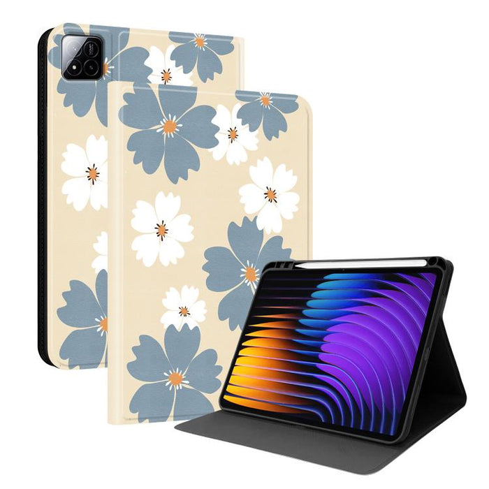 Funda para tablet inteligente de piel vegana con diseño de voltaje pintado y ranura para lápiz., For Xiaomi Redmi Pad 2, For Xiaomi Pad 7 / Pad 7 Pro, For Xiaomi Poco Pad 5G / Redmi Pad Pro 12.1, For Xiaomi Redmi Pad SE, For Xiaomi Pad 6               ...