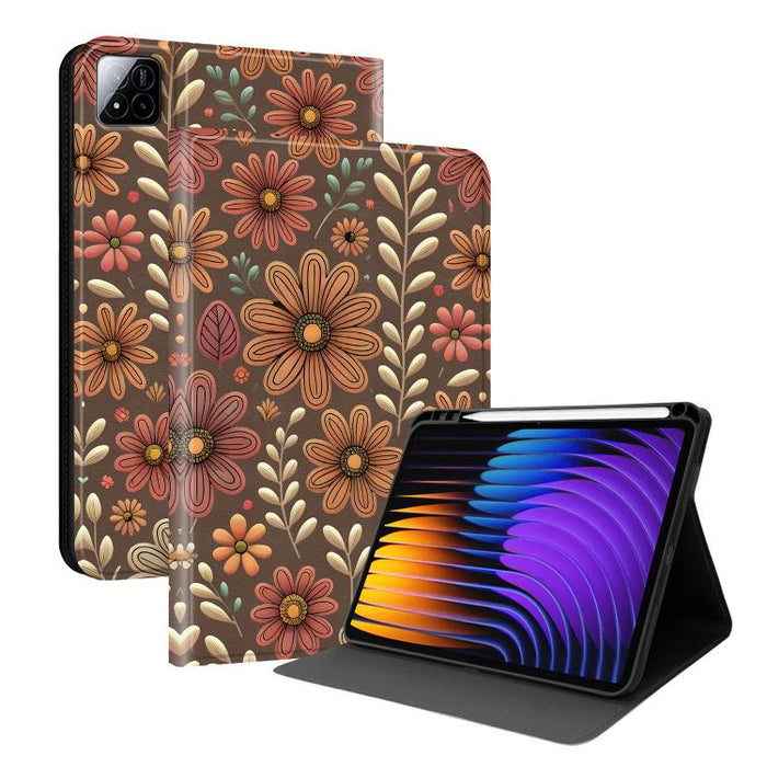 Funda para tablet inteligente de piel vegana con diseño de voltaje pintado y ranura para lápiz., For Xiaomi Redmi Pad 2, For Xiaomi Pad 7 / Pad 7 Pro, For Xiaomi Poco Pad 5G / Redmi Pad Pro 12.1, For Xiaomi Redmi Pad SE, For Xiaomi Pad 6               ...