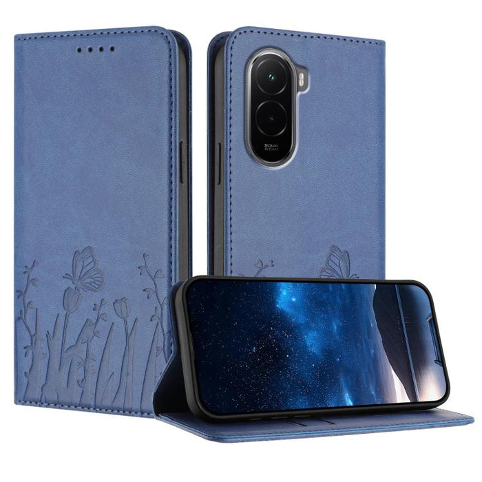 Funda magnética para teléfono de piel vegana con estampado de tulipanes y mariposas, For Xiaomi 17 Pro Max, For Xiaomi 17 Pro, For Xiaomi 17, For Xiaomi Poco M7 4G 169mm, For Xiaomi 15T Pro 5G, For Xiaomi 15T 5G, For Xiaomi Civi 5 Pro, For Xiaomi 15S P...