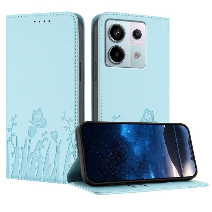 Funda magnética para teléfono de piel vegana con estampado de tulipanes y mariposas, For Redmi 13C 4G / 5G / Poco C65 / Poco M6 5G, For Redmi Note 13 4G, For Redmi K70E / Poco X6 Pro, For Redmi Note 13 Pro 5G / Xiaomi Poco X6, For Redmi Note 13 5G     ...