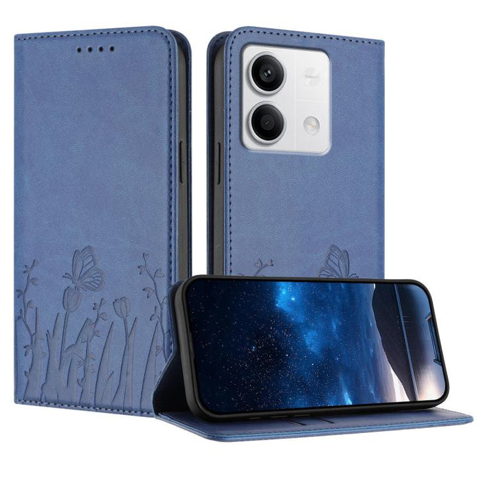 Funda magnética para teléfono de piel vegana con estampado de tulipanes y mariposas, For Redmi 13C 4G / 5G / Poco C65 / Poco M6 5G, For Redmi Note 13 4G, For Redmi K70E / Poco X6 Pro, For Redmi Note 13 Pro 5G / Xiaomi Poco X6, For Redmi Note 13 5G     ...
