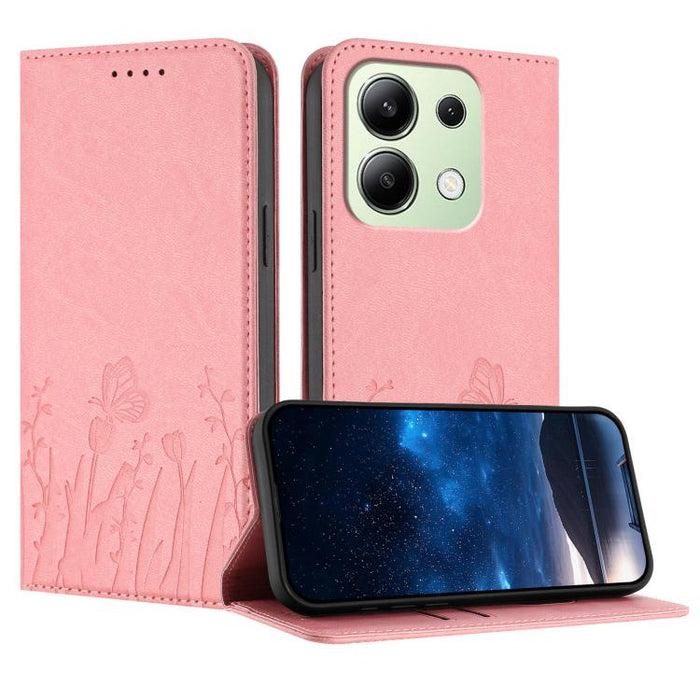 Funda magnética para teléfono de piel vegana con estampado de tulipanes y mariposas, For Redmi 13C 4G / 5G / Poco C65 / Poco M6 5G, For Redmi Note 13 4G, For Redmi K70E / Poco X6 Pro, For Redmi Note 13 Pro 5G / Xiaomi Poco X6, For Redmi Note 13 5G     ...